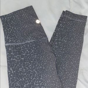 Gray Lululemon - Animal Print Aligns